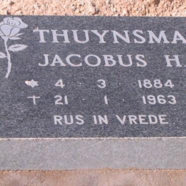 THUYNSMA Jacobus H. 1884-1965