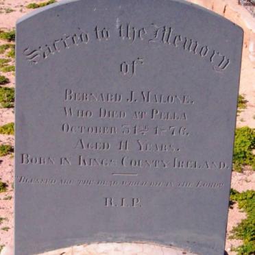 MALONE Bernard J. -1876