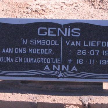 GENIS Anna 1914-1997