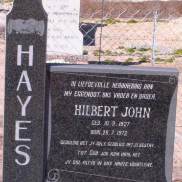 HAYES Hilbert John 1927-1972