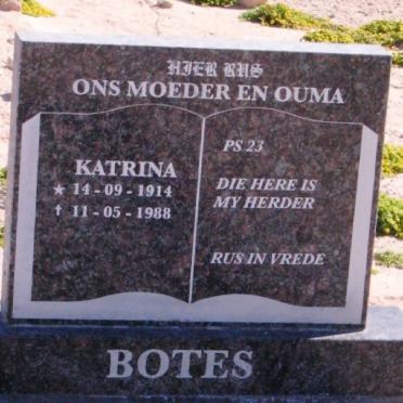 BOTES Katrina 1914-1988