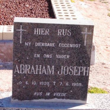 JOSEPH Abraham 1930-1989