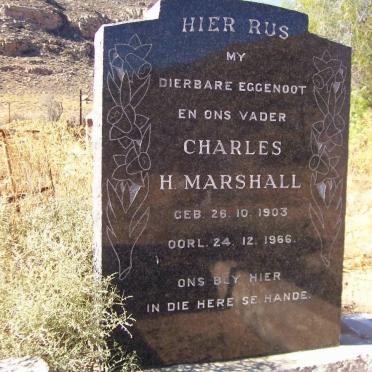 MARSHALL Charles H. 1903-1966