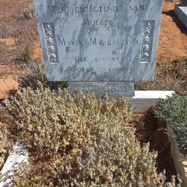 NIEUWOUDT Maria Margaretha 1894-1976