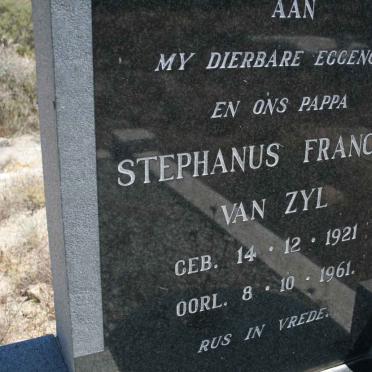 ZYL Stephanus Francois, van 1921-1961