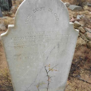 SCHRADE Carolina Eliza 1872-1890