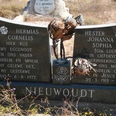 NIEUWOUDT Hermias Cornelis 1900-1977 &amp; Hester Johanna Sophia LOUW 1913-1978