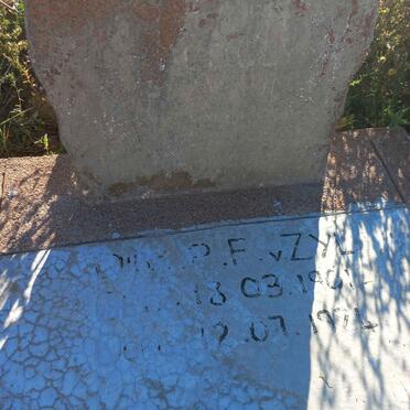 ZYL Dirk P.F., van 1901-1924 