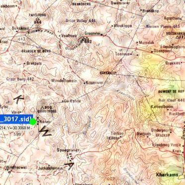 1. Map wgs 3017 Naries - Kamieskroon