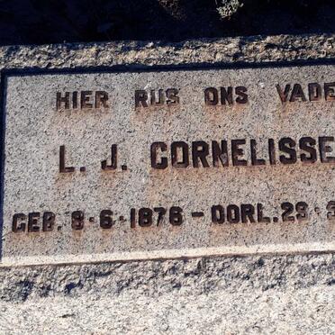 CORNELISSEN L.J. 1876-1953
