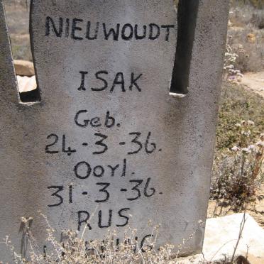 NIEUWOUDT Isak 1936-1936