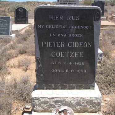 COETZEE Pieter Gideon 1896-1959