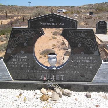 AURET Christiaan Frederick 1900-1984 &amp; Margaretha Elsie Catharina 1903-1985 