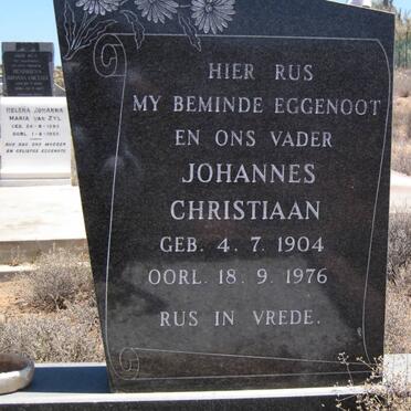 COETZEE Johannes Christiaan 1904-1976