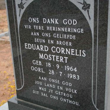 MOSTERT Eduard Cornelis 1964-1983