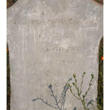 GENIS Johanna Maria Cornelia nee VAN NIEKERK 1870-1951