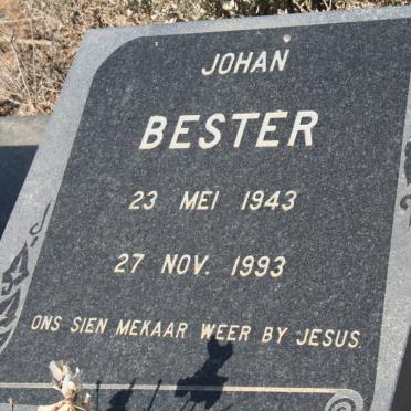 BESTER Johan 1943-1993