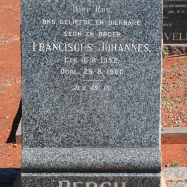 BERGH Franciscus Johannes  1932-1960