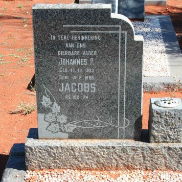 JACOBS Johannes P. 1893-1968