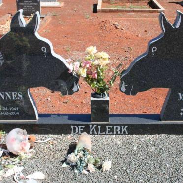 KLERK Hannes, de 1941-2004 &amp; Miemie 1946-