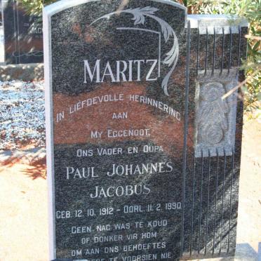 MARITZ Paul Johannes Jacobus 1912-1990