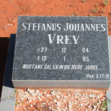 VREY Stefanus Johannes 1984-1985