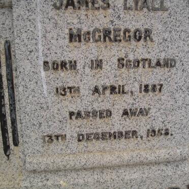 McGREGOR James Lyall 1887-1958