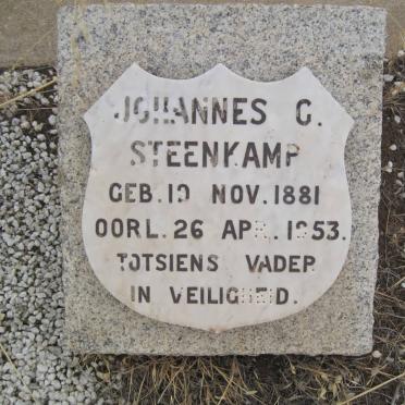 STEENKAMP Johannes G. 1881-1953