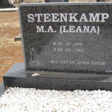 STEENKAMP M.A. 1965-2004