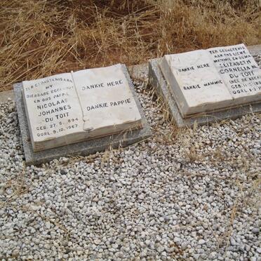 TOIT Nicolaas Johannes, du 1894-1967 &amp; Elizabeth Cornelia DE KOCK  1899-1989