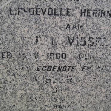 VISSER P.L. 1900-19?9 &amp; C. ? 1906-19?3