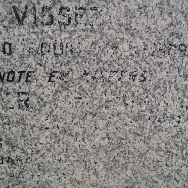 VISSER P.L. 1900-19?9 &amp; ? 1906-19?3