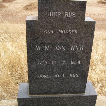 WYK M.M., van 1878-1965