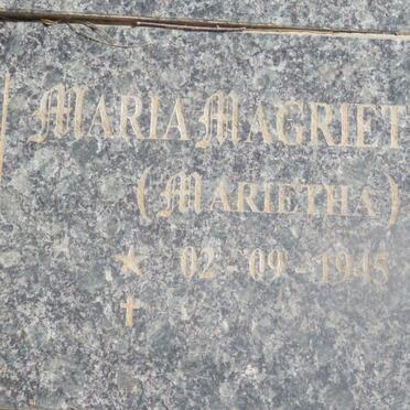 ? Johannes Daniël 1946-2003 &amp; Maria Magaretha 1945-