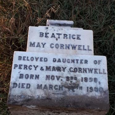 CORNWELL Beatrice May 1899-1900