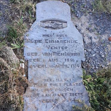 VENTER Elzie Emmarensie nee VAN RENSBURG 1856-1924