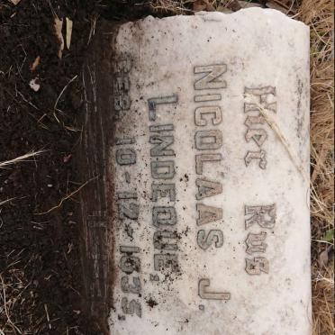 LINDEQUE Nicolaas J. 1935-193?