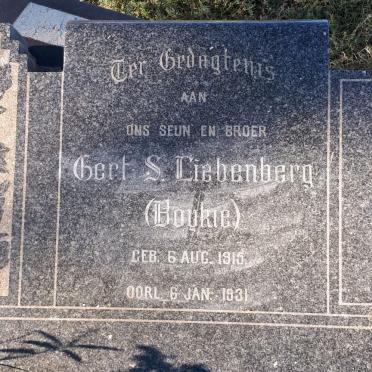 LIEBENBERG Gert S. 1915-1931