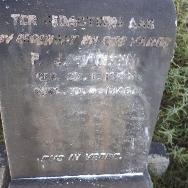 JANSEN P. J. 1???-1946