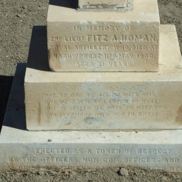 HOMAN Fitz A. -1900