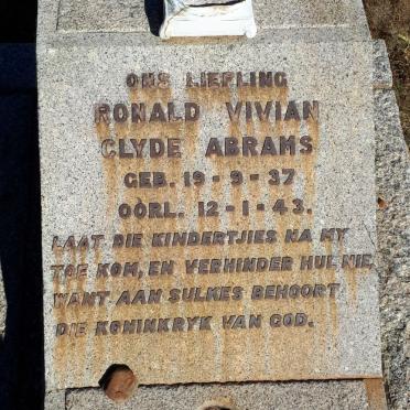 ABRAMS Ronald Vivian Clyde 1937-1943