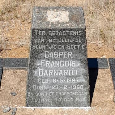 BARNARDO Casper Francois 1967-1968