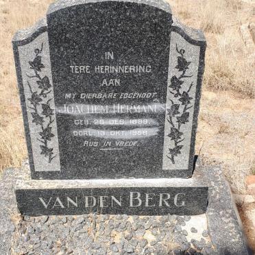 BERG Joachem Hermanus, van den 1899-1958