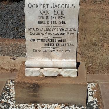 ECK Ockert Jacobus, van 1924-1946