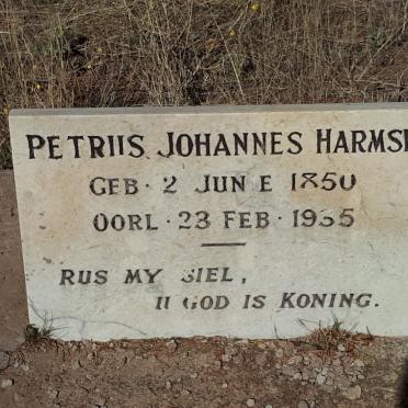 HARMSE Petrus Johannes 1850-1935