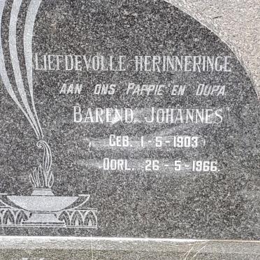 KRUGER Barend Johannes 1903-1966