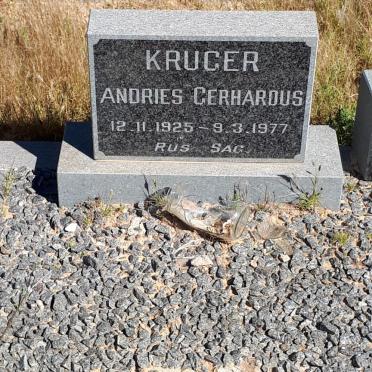 KRUGER Andries Gerhardus 1925-1977
