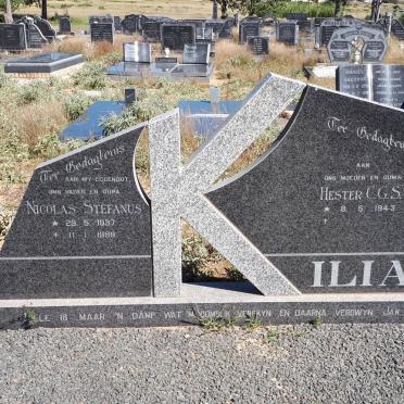 KILIAN Nicolas Stefanus 1937-1989 &amp; Hester C.G.S. 1943-