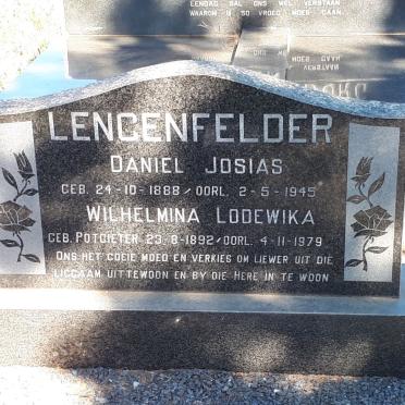LENGENFELDER Daniel Josias 1888-1945 &amp; Wilhelmina Lodewika POTGIETER 1892-1979