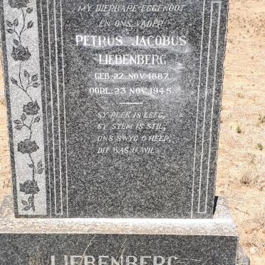 LIEBENBERG Petrus Jacobus 1887-1945
